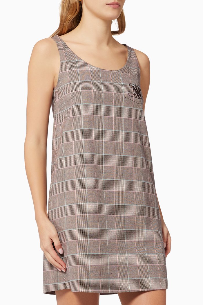 

Galeone Checkered Dress, Neutral