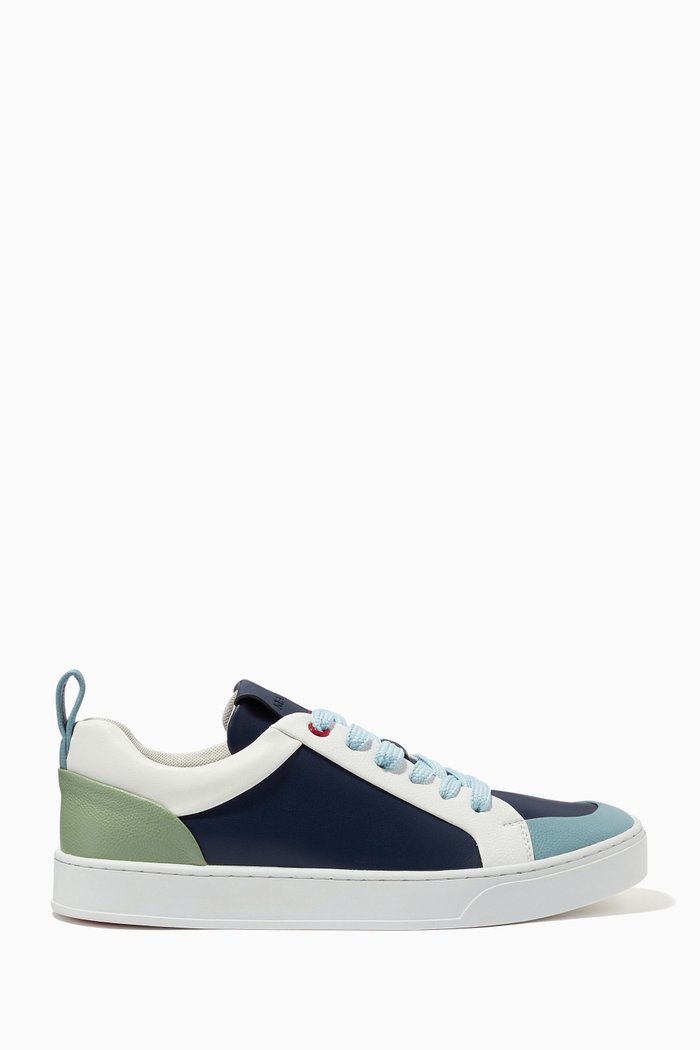 

Joy Sneakers in Faux Leather, Blue
