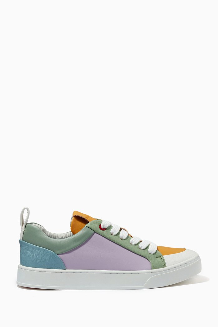 

Joy Sneakers in Faux Leather, Pink