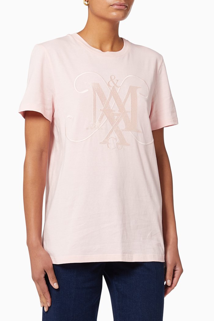 

Monogram T-shirt in Jersey, Pink