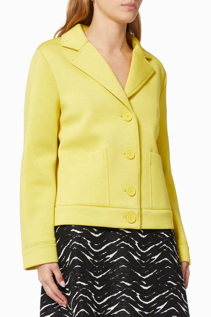 

Dakar Jacket in Double Layer Jersey, Yellow