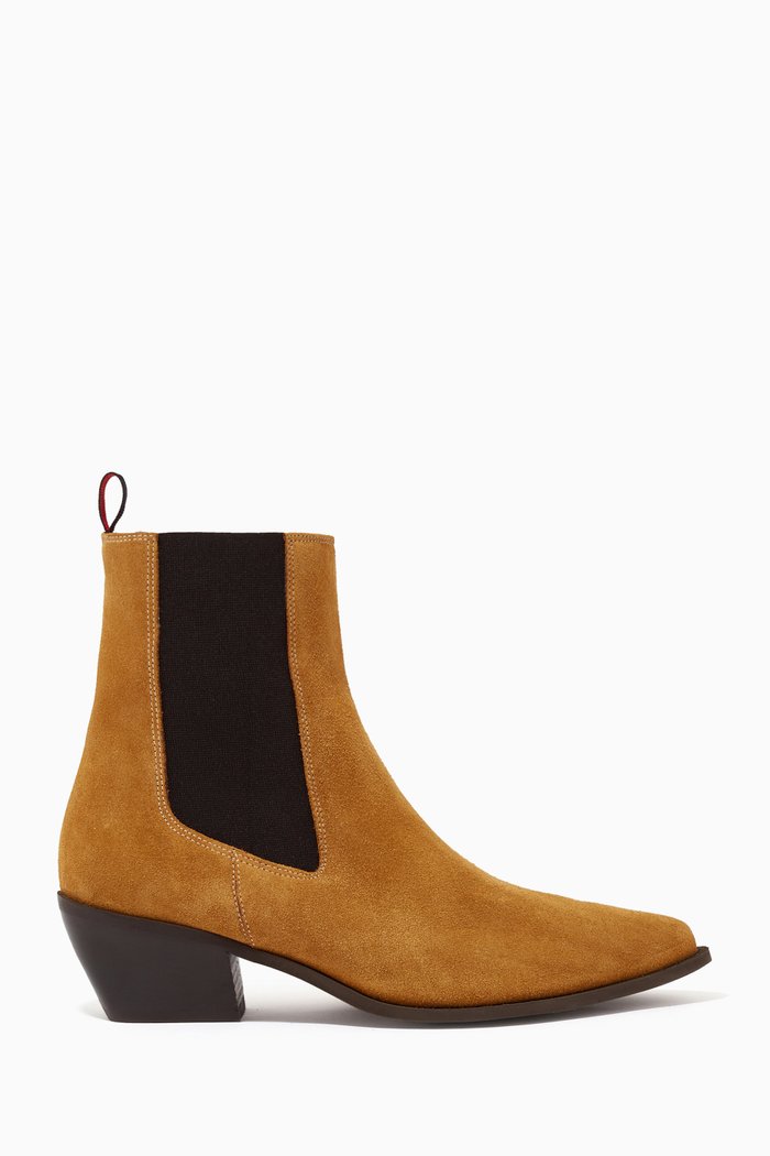 

Ankle Boots in Suede, Neutral