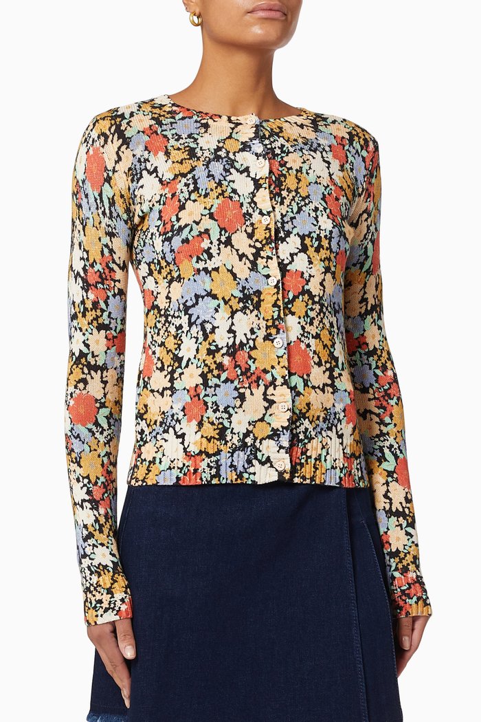 

Floral Print Cardigan, Multicolour