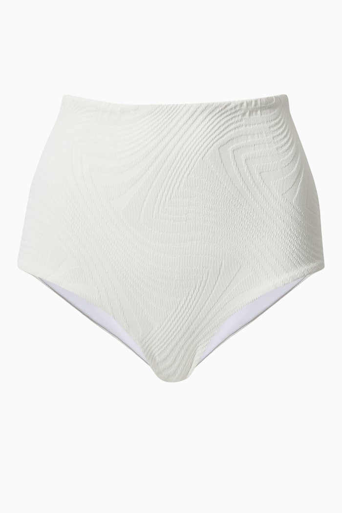 

Marco Bikini Bottoms in Textured Lycra, Neutral