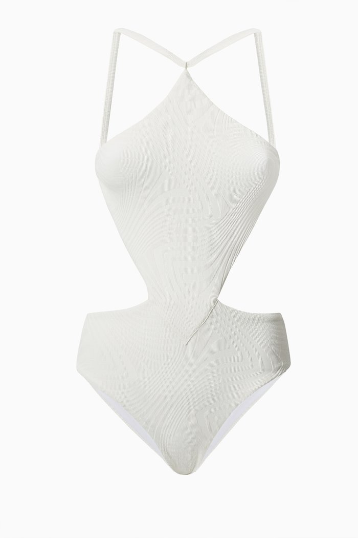 

Sabath Swimsuit in Textured Lycra, Neutral