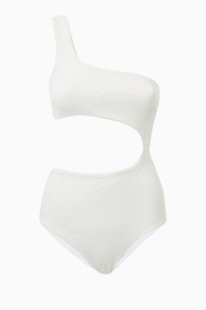 

Atlas Swimsuit in Textured Lycra, Neutral