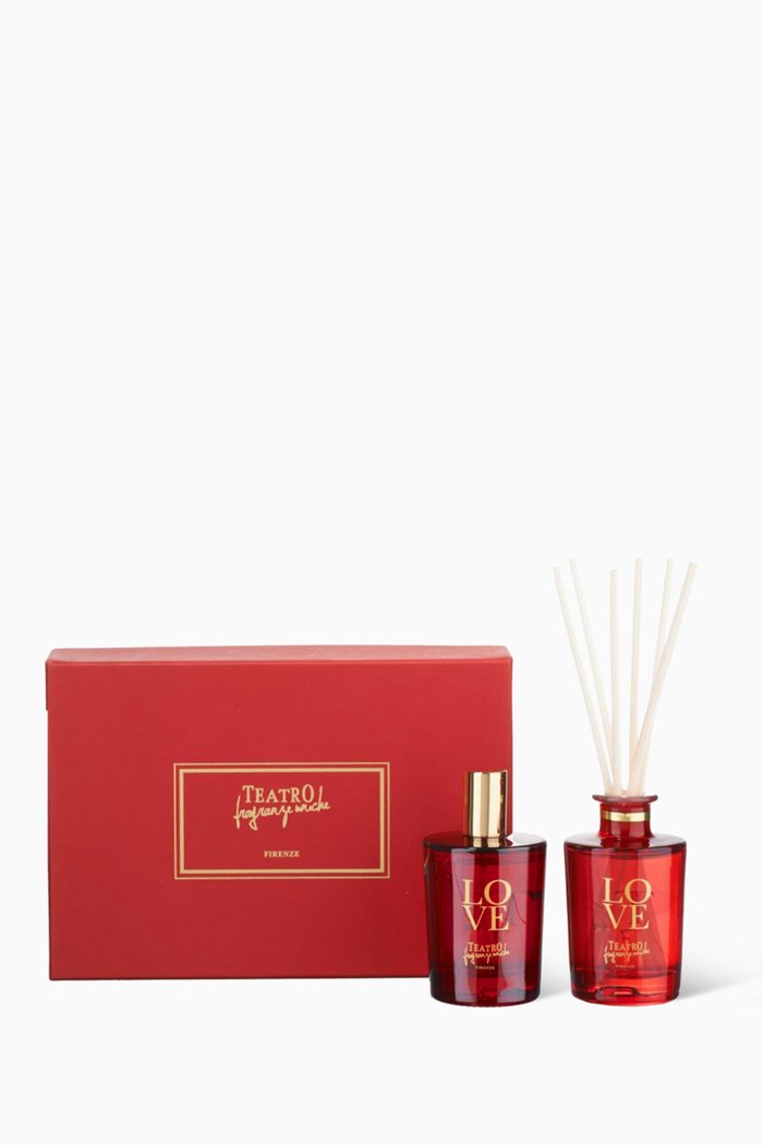 

Love Mini Gift Set, 100ml Diffuser & 100ml Spray, Multicolour