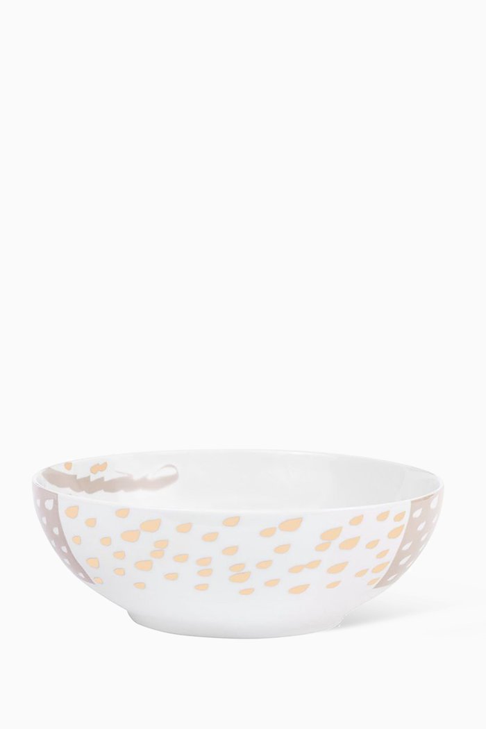 Large Joud Salad Bowl, Multicolour