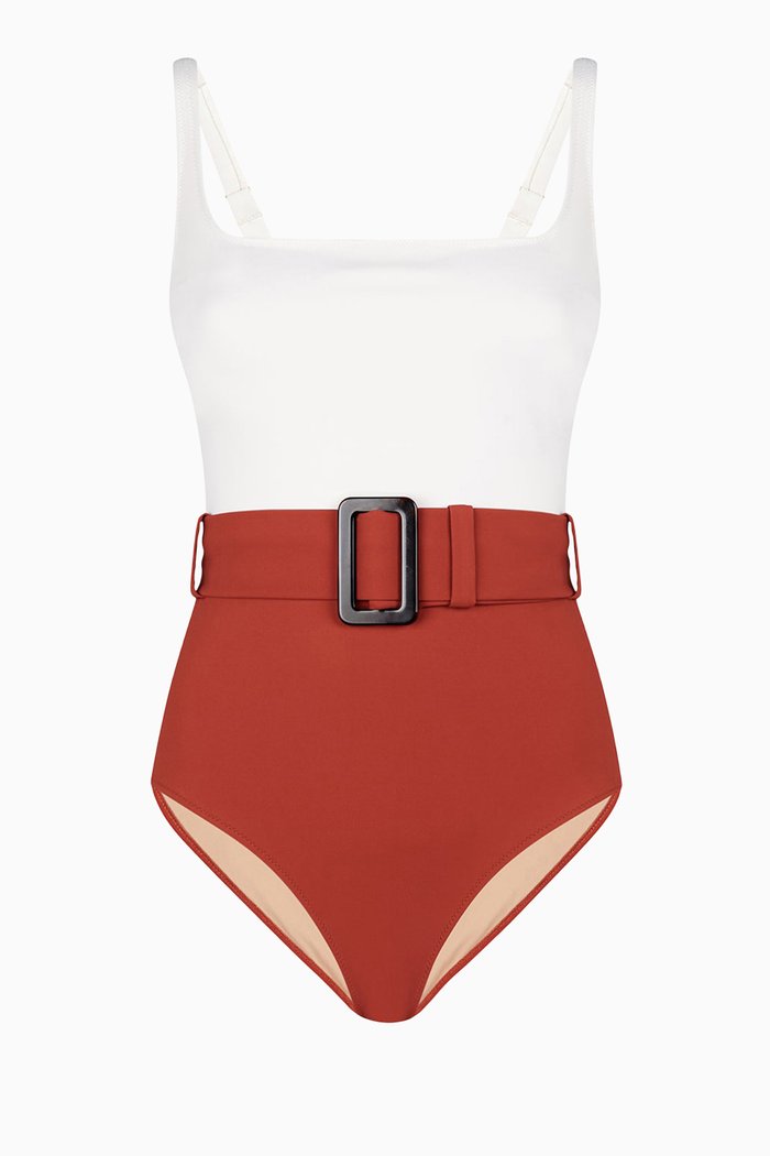 

Cassandra One Piece Swimsuit in Econyl®, Red