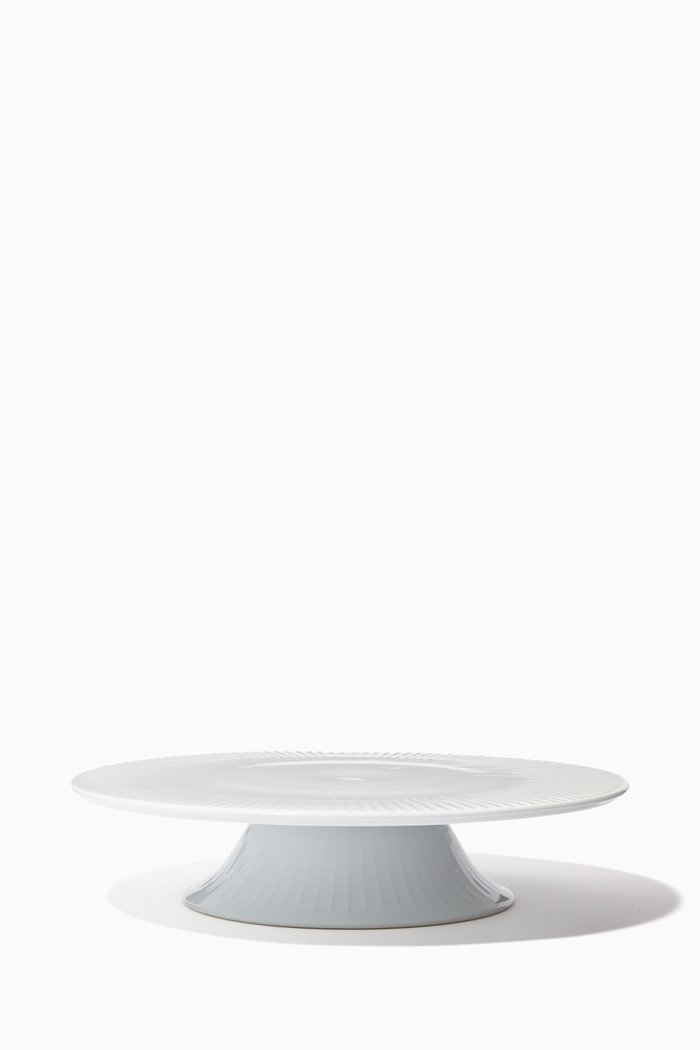 

Hammershøi Cake Dish in Porcelain, White