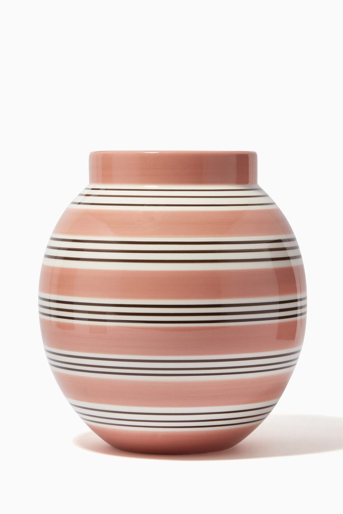 Omaggio Nuovo Vase in Ceramic, Pink