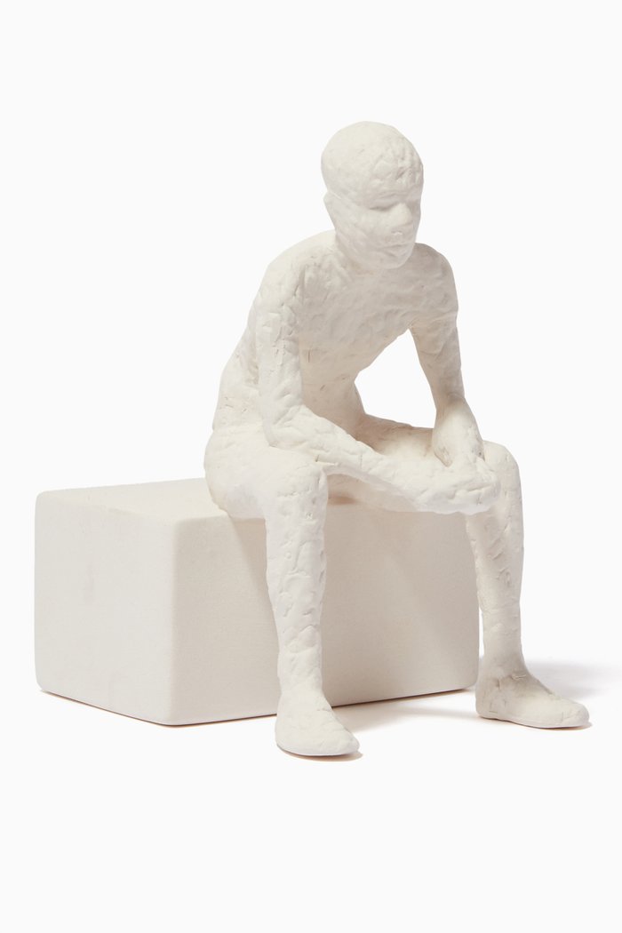 

Character The Reflective One Figurine in Ceramic, White