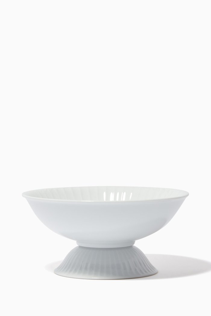 

Hammershøi Bowl on Stand in Porcelain, White