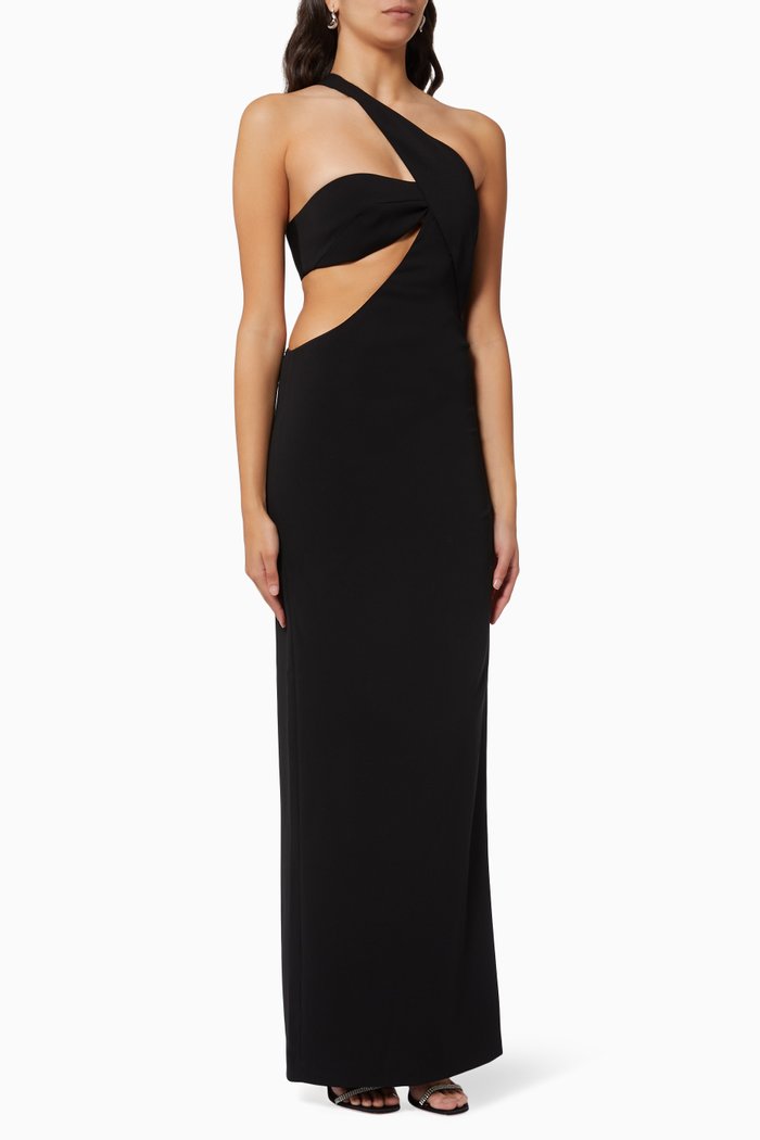 

Cut Out Maxi Dress, Black