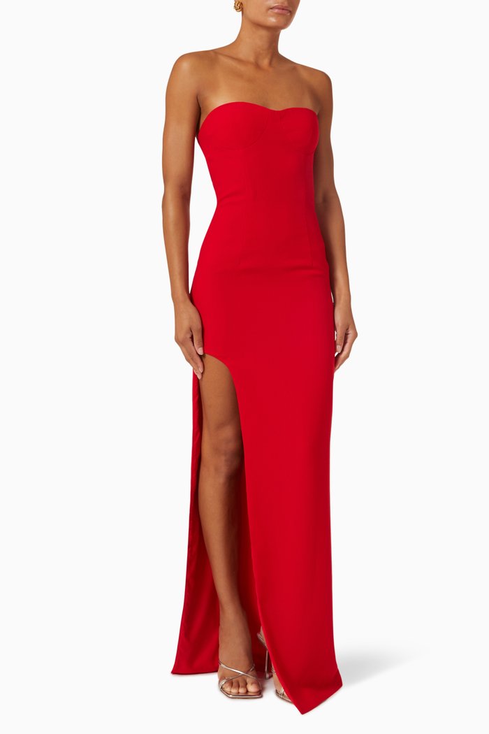 

Tube Maxi Dress, Red