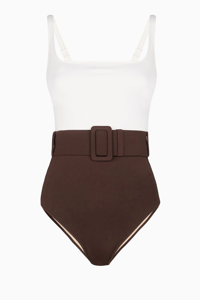 

Cassandra One Piece Swimsuit in Econyl®, White