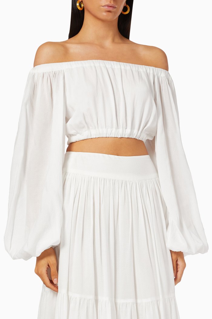 

Blake Crop Top, White
