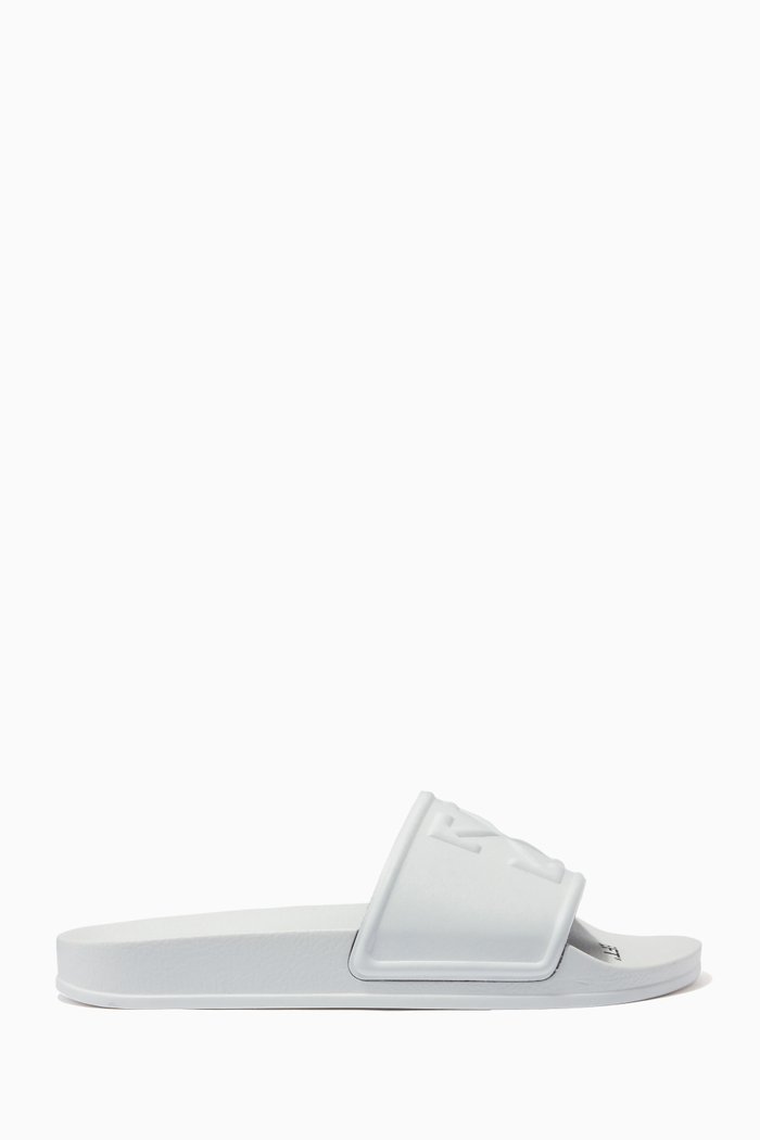 Arrows Slides in PU, White