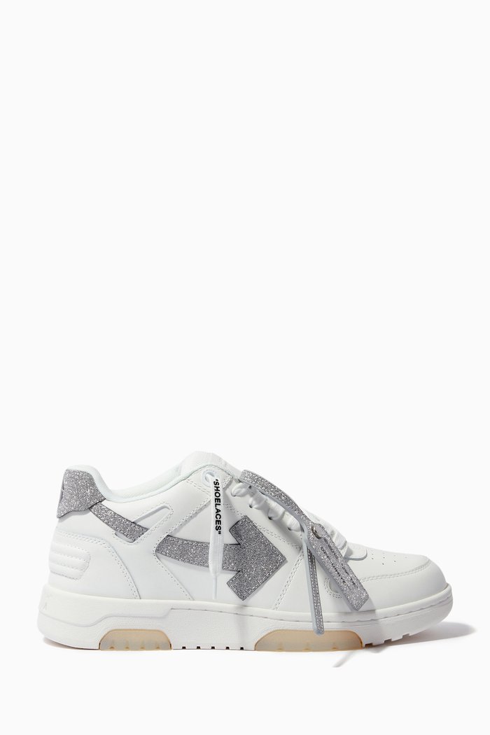

Out of Office "OOO" Sneakers in Calf Leather, White