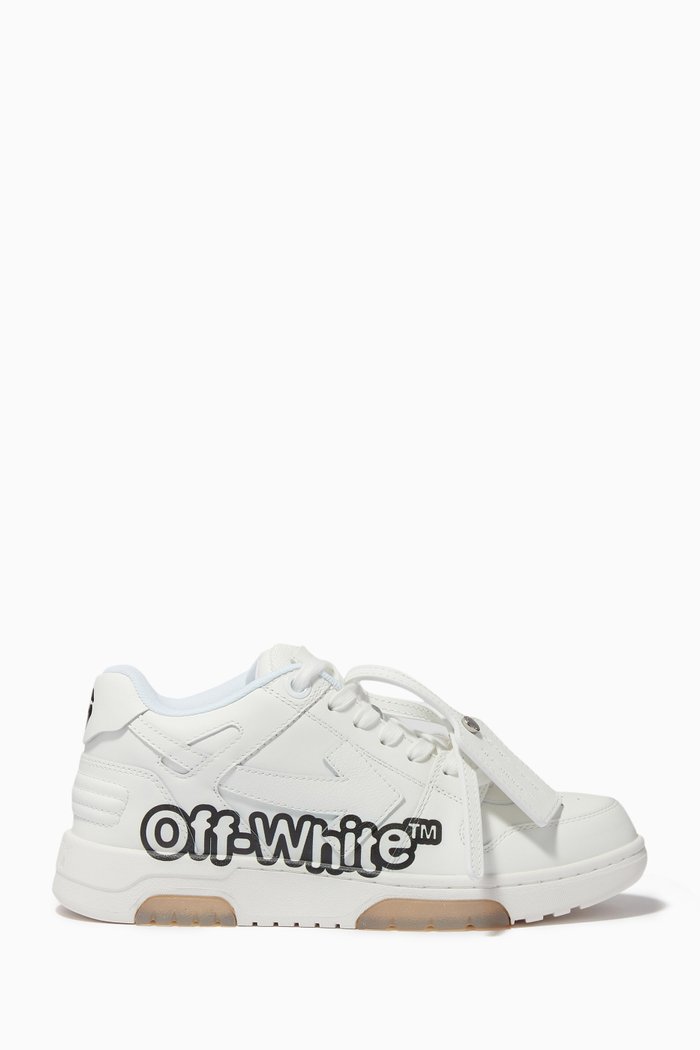 

Out of Office "OOO" Sneakers in Calf Leather, White