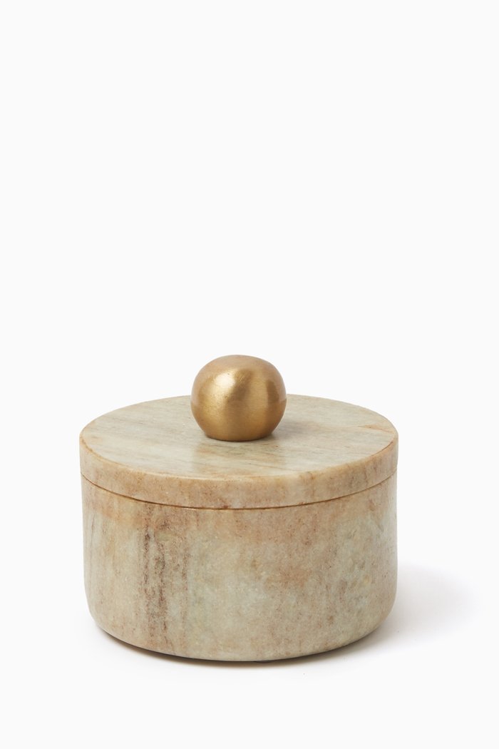 

Small Box with Golden Knob, Neutral