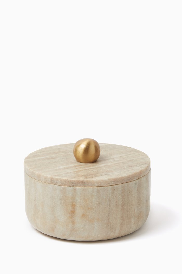 

Large Box with Golden Knob, Neutral