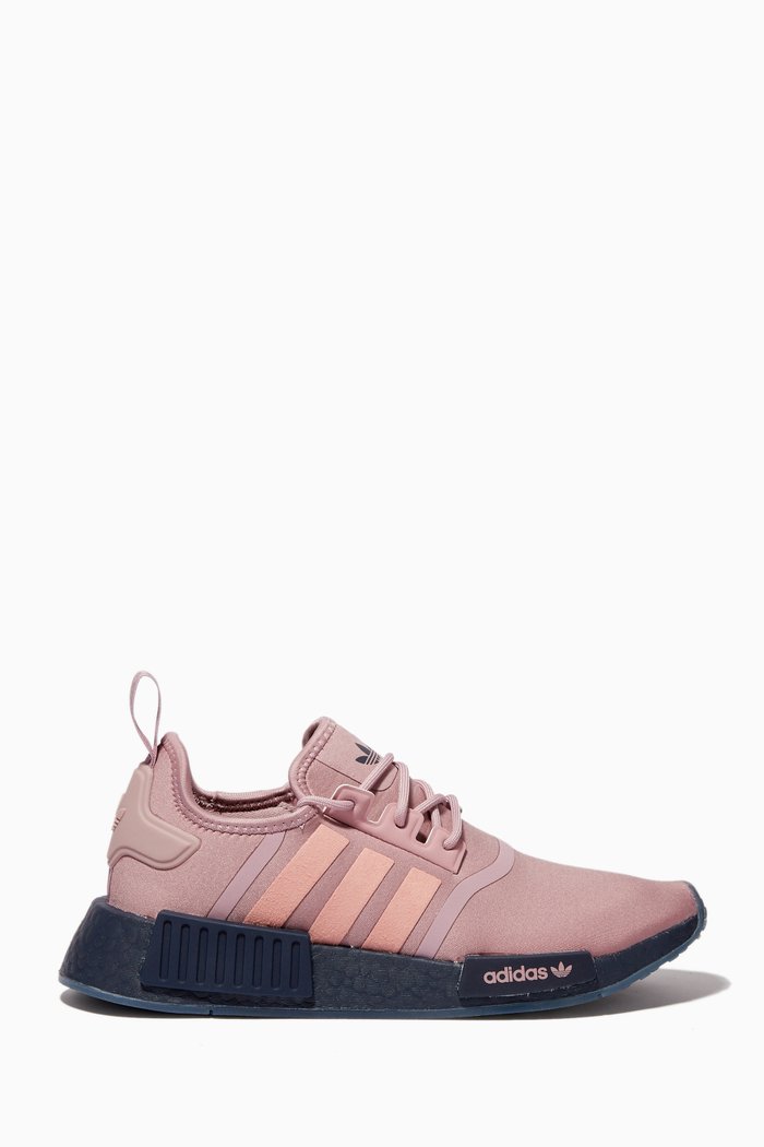 

NMD R1 Sneakers in Recycled Materials, Purple