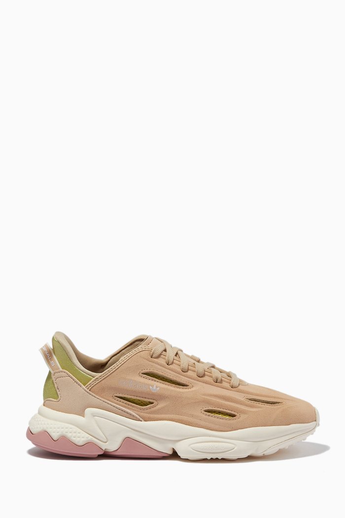 Ozweego Celox Sneakers in Mixed Textile, Neutral