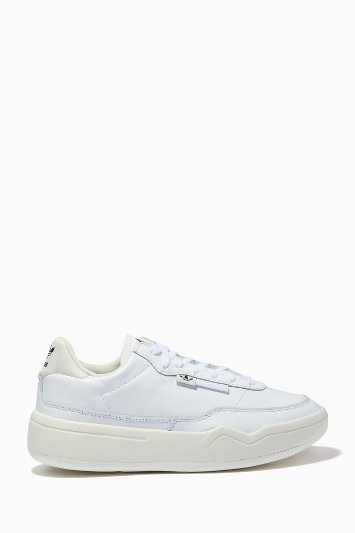 

Her Court Sneakers in Leather, White