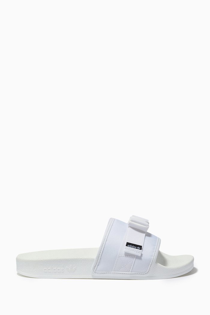 

Adilette Slides in Textile, White
