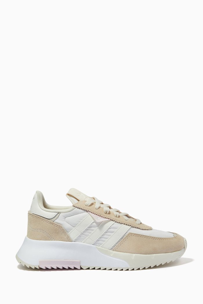 

Retropy F2 Sneakers in Suede & Mesh, Pink