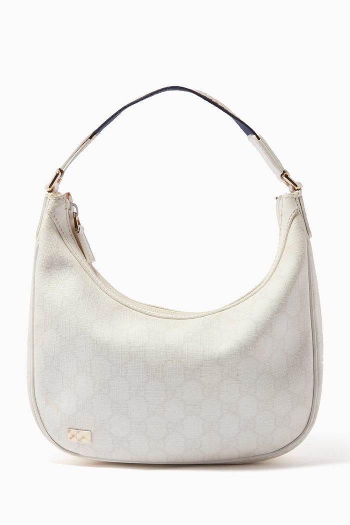 

Shoulder Bag in GG Canvas, White
