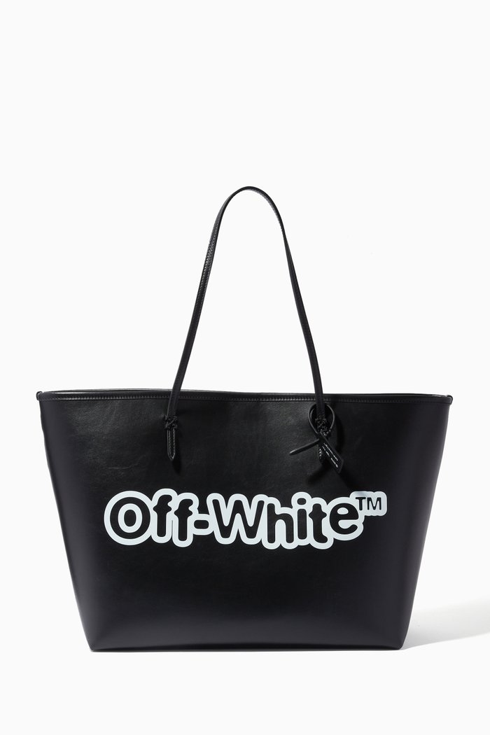 

Day Off 40 Tote Bag in Leather, Black