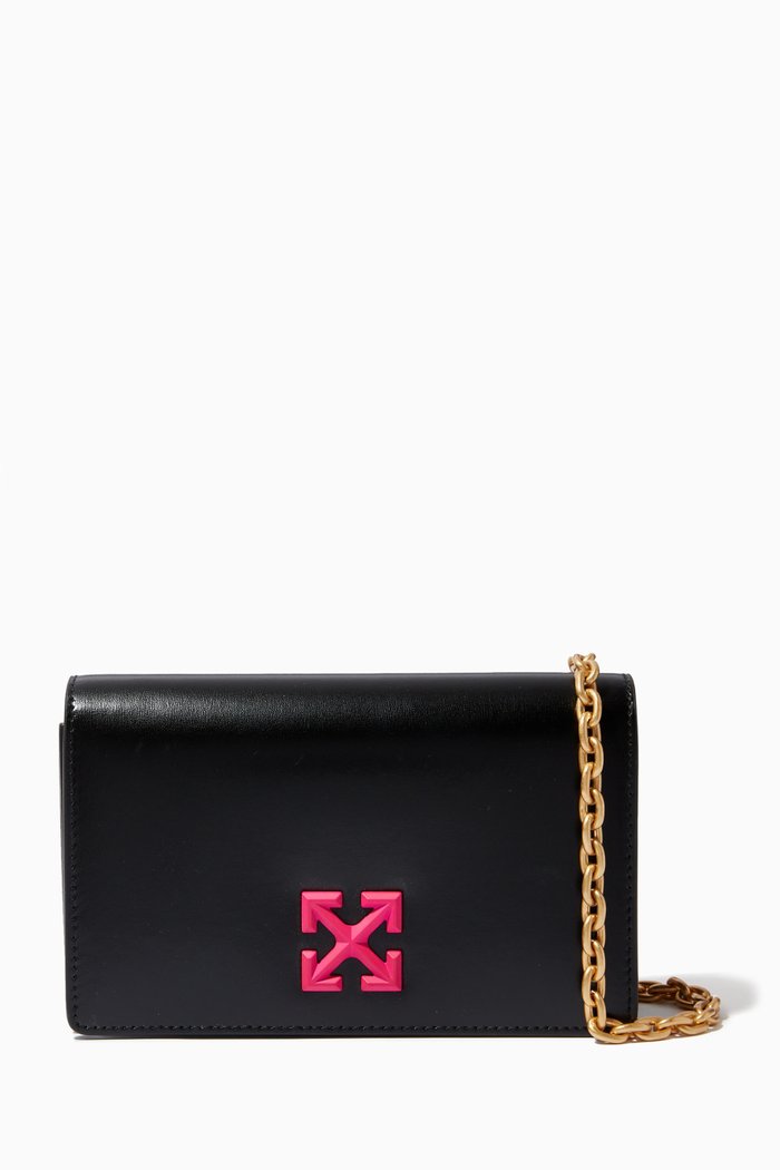 

Jitney 0.5 Crossbody Bag in Leather, Black