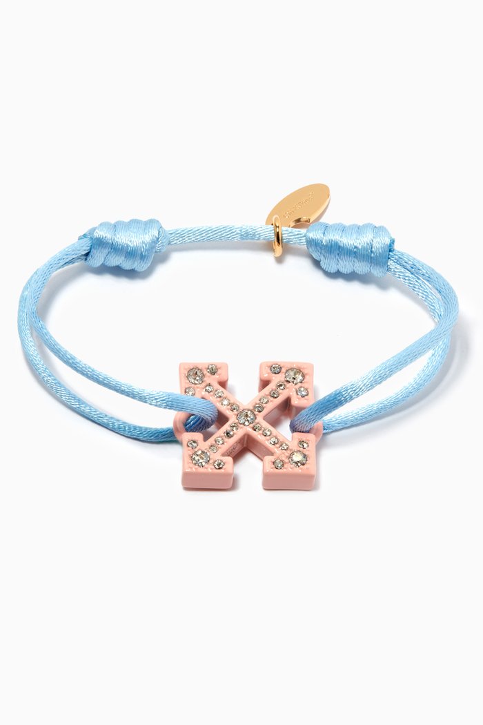 

Arrows Crystal Bracelet in Satin, Blue