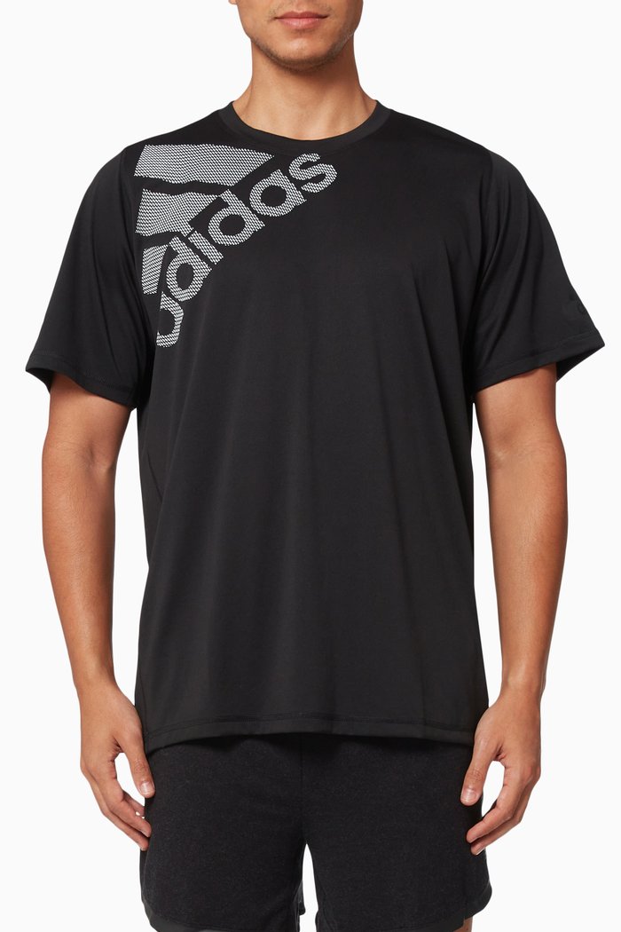 

Freelift Badge of Sport T-Shirt in Recycled Jersey, Black