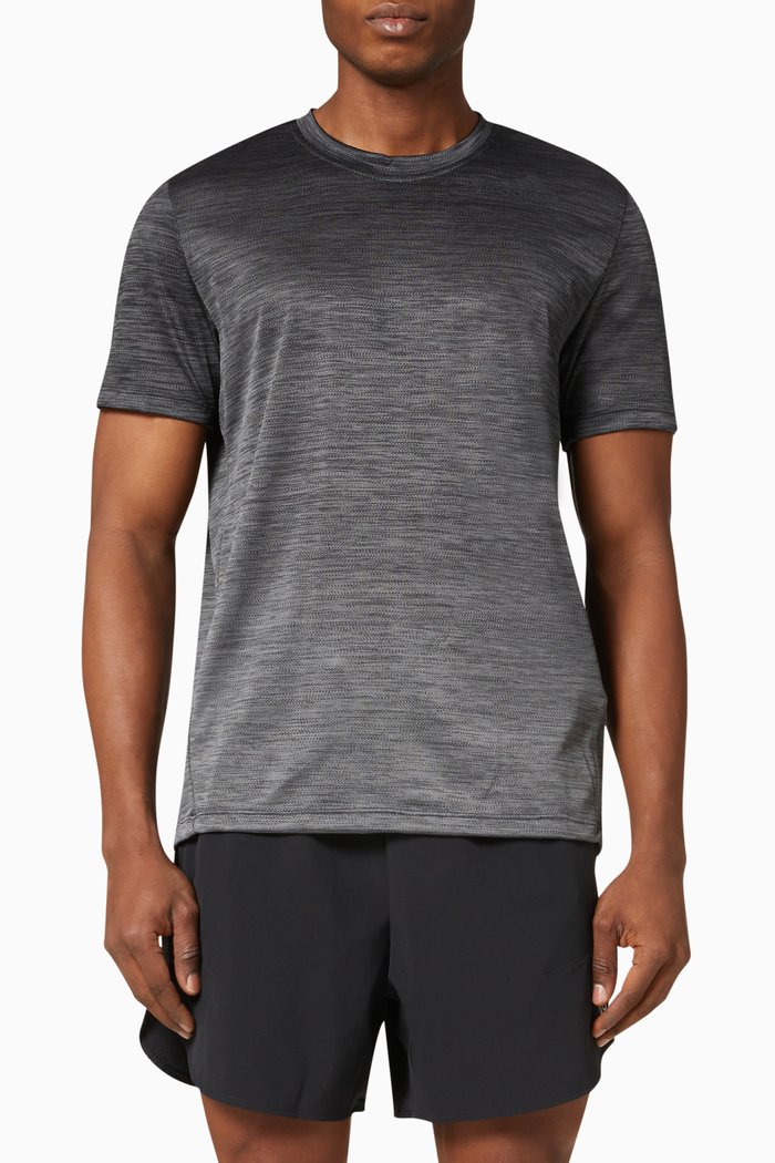 

Tech Gradient T-shirt in Jacquard, Grey