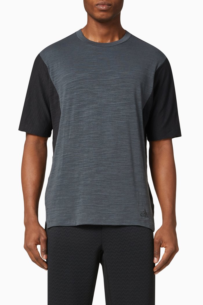 

M WB T-shirt in Cotton Jersey, Grey