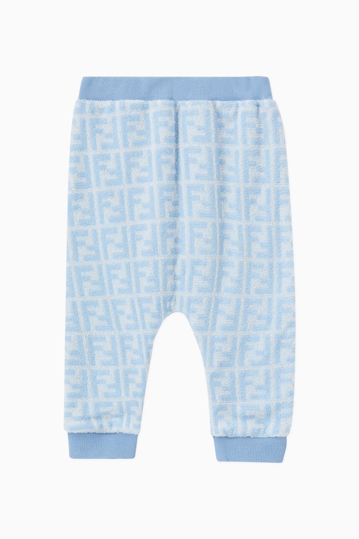 

All-over Logo Print Sweatpants, Blue