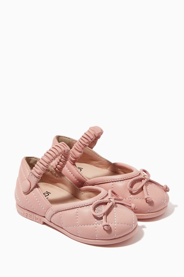 

Bow Ballerina Pumps, Pink