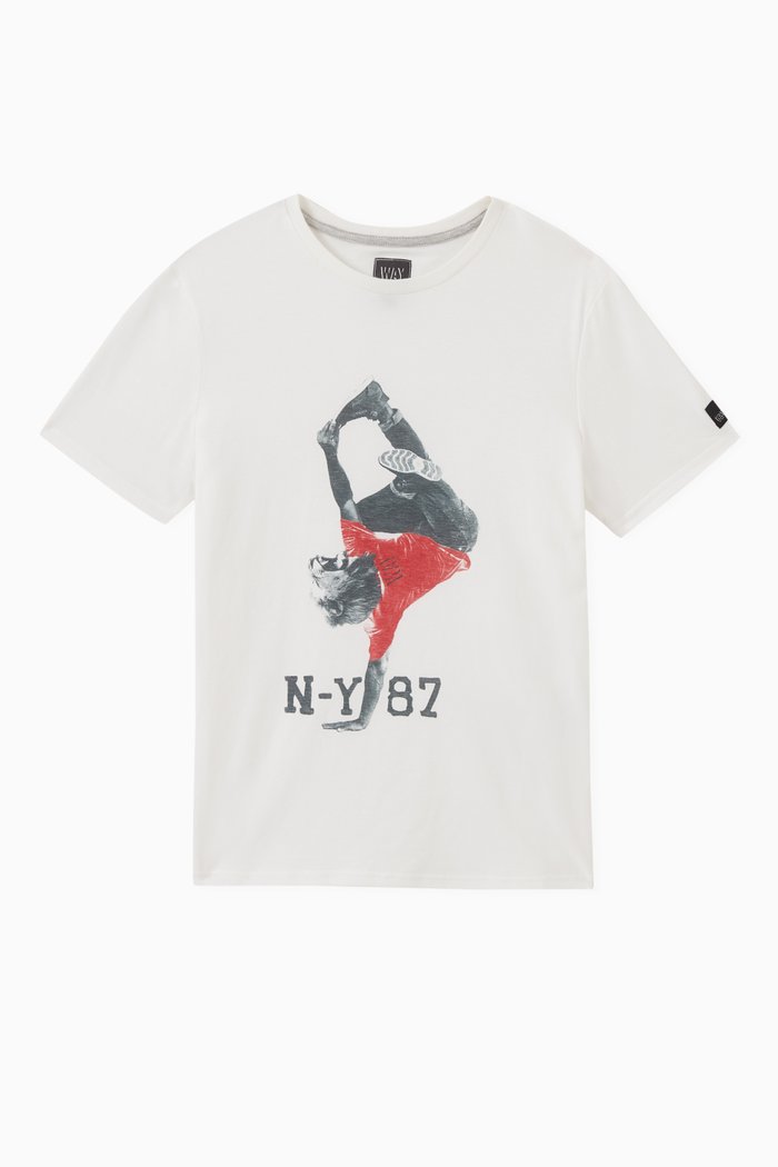 

Printed T-Shirt, White