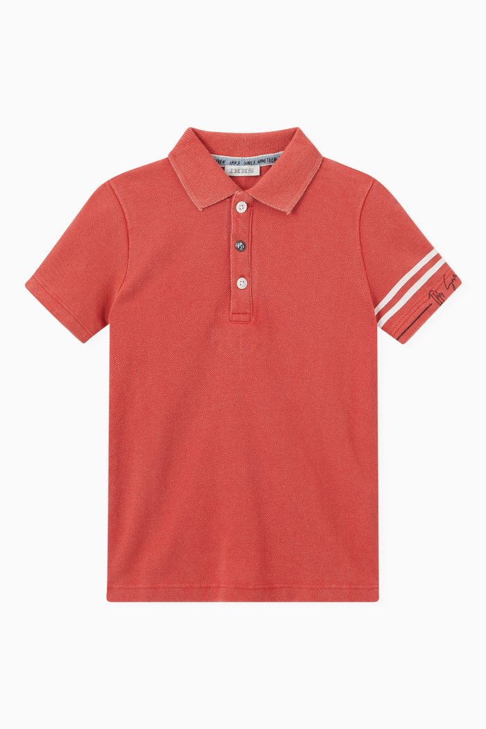 

Polo Shirt in Organic Cotton, Pink