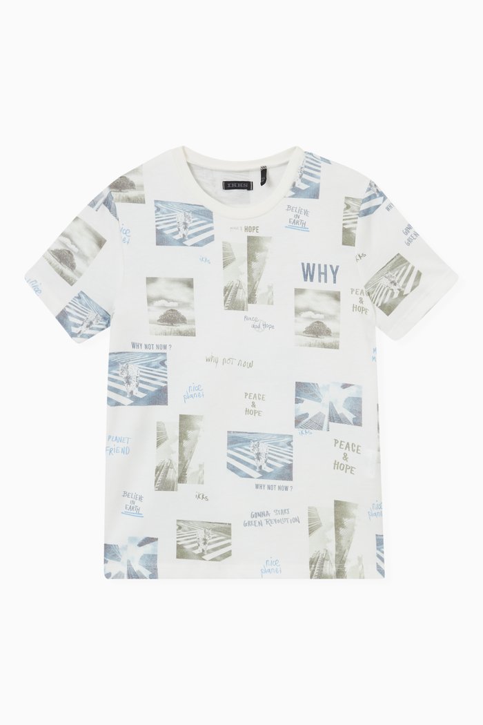 

City Photos T-Shirt in Cotton, White