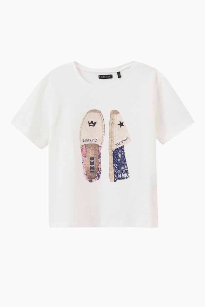 

Espadrilles Print T-shirt in Cotton, White