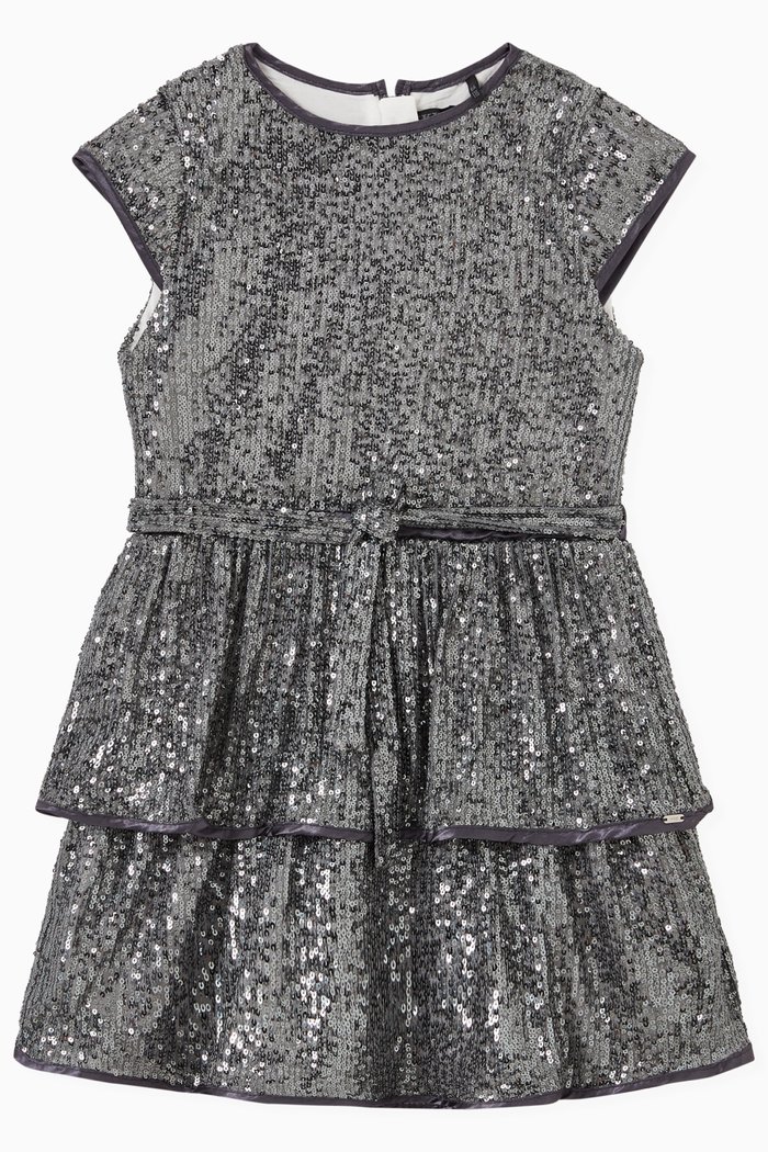 

All-over Sequin Dress, Silver