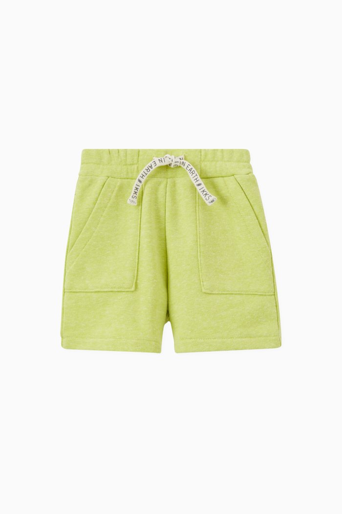 

Bermuda Shorts in Cotton Blend, Yellow