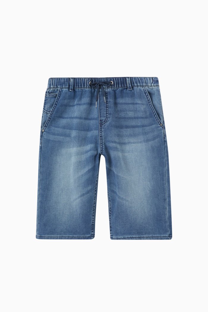

Denim Bermuda Shorts, Blue