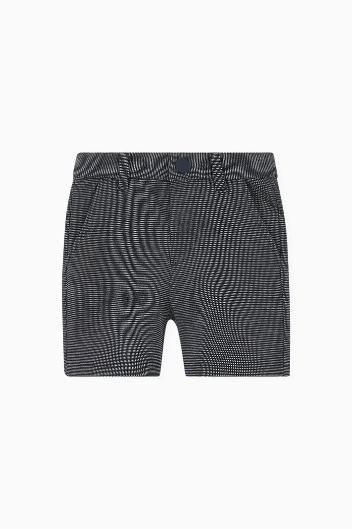 

Dotted Bermuda Shorts, Blue