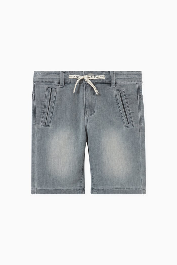 

Shorts In Cotton Stretch Blend, Grey