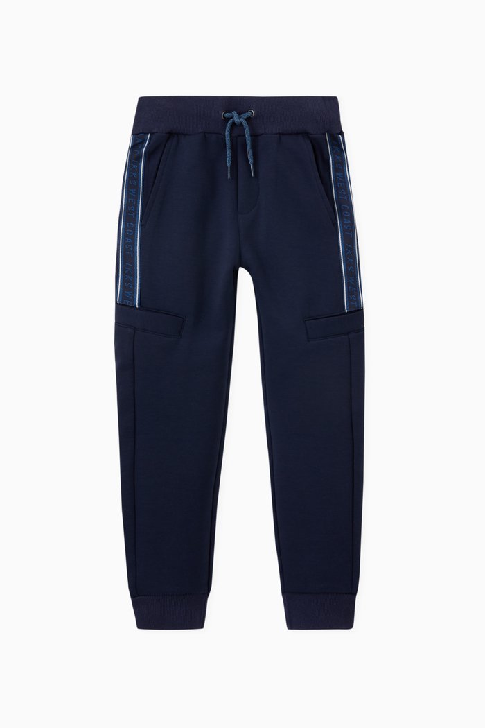 

Side Band Joggers in Tech Fleece, Blue
